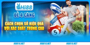 Đề 4 càng – cách chọn số hiệu quả với xác suất trúng cao