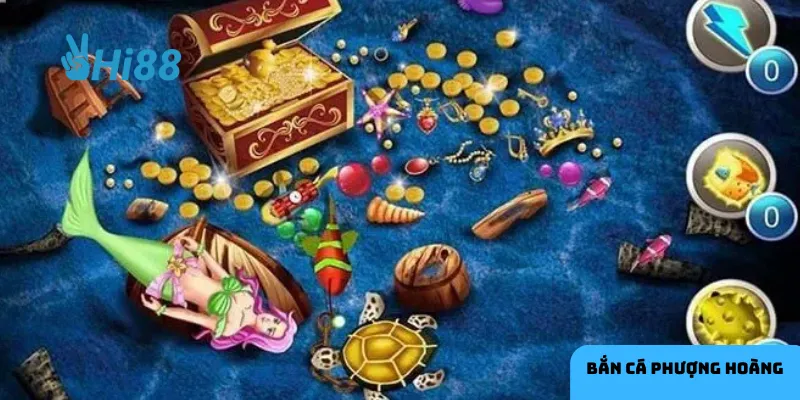 Đồ họa và âm thanh tạo nên sức hút lớn của bắn cá phượng hoàng.