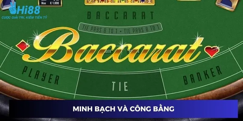 Minh bạch và công bằng