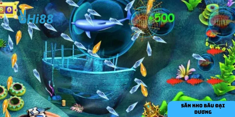 Săn kho báu đại dương mang đến một thế giới dưới nước sống động và đầy màu sắc.