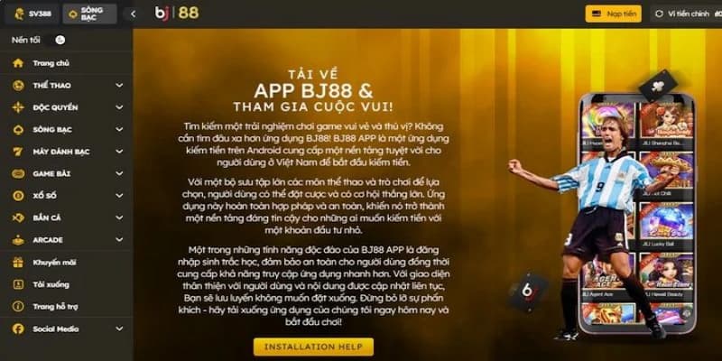 Lưu ý khi người chơi tải app BJ 88